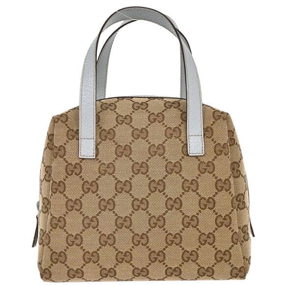 Gucci Beige Blue GG Handbag - Picture 1 of 10
